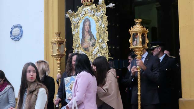 Jóvenes de La Hermandad de Gloria de la Inmaculada