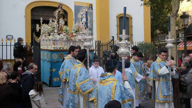 Salida de la Inmaculada Concepción, Patrona y Alcaldesa Perpetua de La Línea