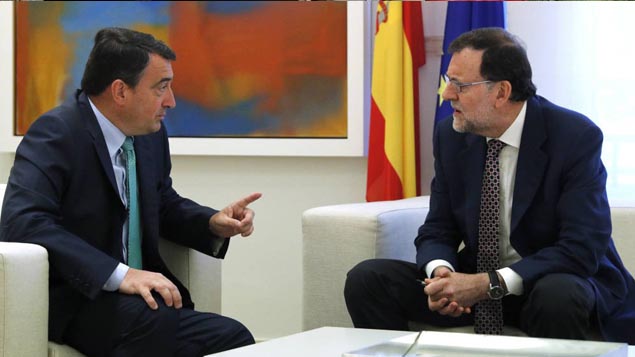 Reunión Aitor Estaban y Mariano Rajoy