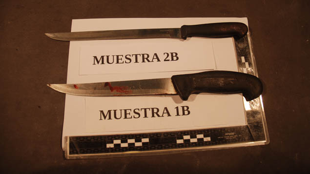 Cuchillos requisados por la Policia Nacional