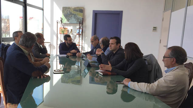 Reunión del Grupo Transfronterizo con el alcalde de La Línea
